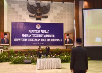 Menteri Siti Lantik Dirjen Pengelolaan Hutan Lestari Kementerian LHK