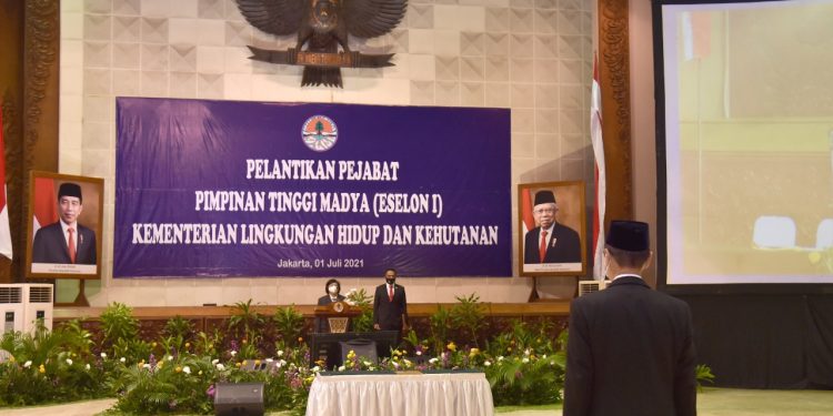 Menteri Siti Lantik Dirjen Pengelolaan Hutan Lestari Kementerian LHK