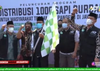Tunaikan Janji, ACT Distribusikan Seribu Ekor Sapi Kurban untuk Jawa-Bali