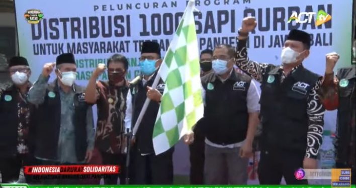 Tunaikan Janji, ACT Distribusikan Seribu Ekor Sapi Kurban untuk Jawa-Bali