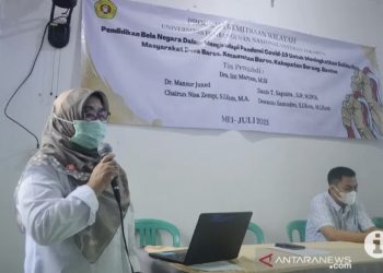 UPNVJ: Karang Taruna Jaga Keluarga dari Covid-19 Wujud Bela Negara
