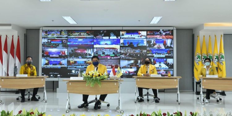 Ketum Golkar Hadiri Peringatan 100 Tahun Partai Komunis China (PKC)