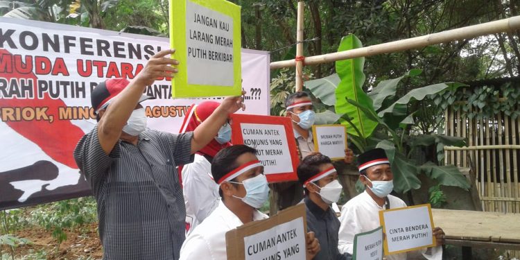 Pemuda Utara Bergerak Menyoal Pelarangan Pemasangan Bendera Merah Putih di PIK