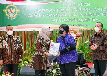 Kementerian LHK Kembali Meraih WTP dari BPK