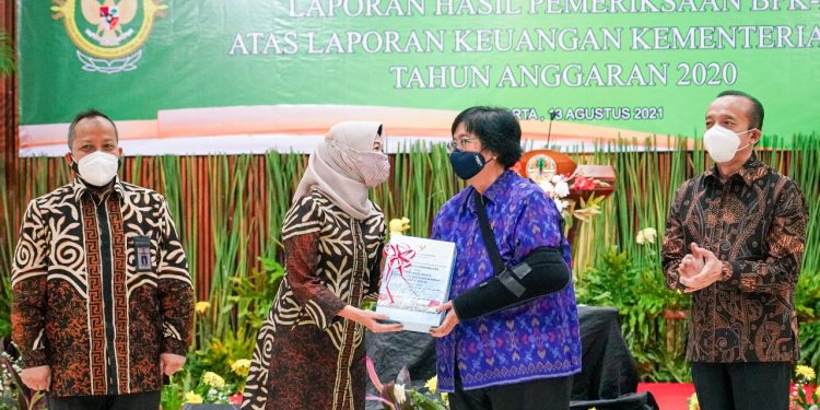 Kementerian LHK Kembali Meraih WTP dari BPK