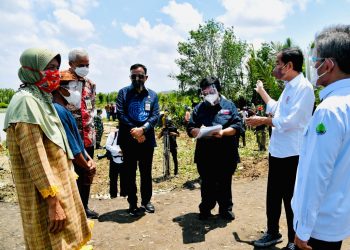 Menteri LHK Dampingi Presiden  Melakukan Penanaman Mangrove di Jateng