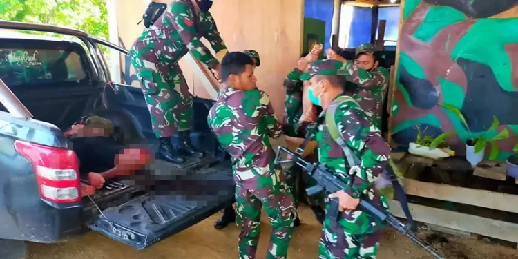 Empat Anggota TNI AD Meninggal Diserang OTK di Maybrat Papua Barat
