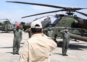 Helikopter Bell Selesai Overhaul, Pesan Prabowo: Alutsista Harus Dirawat Sebaik-baiknya