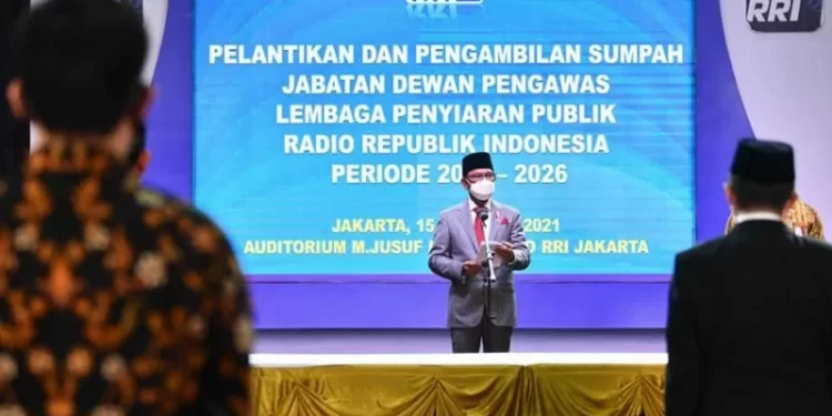 Menkominfo Lantik Dewan Pengawas RRI