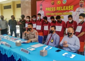 Polda Sumsel Mengungkap 35 Kasus Narkoba