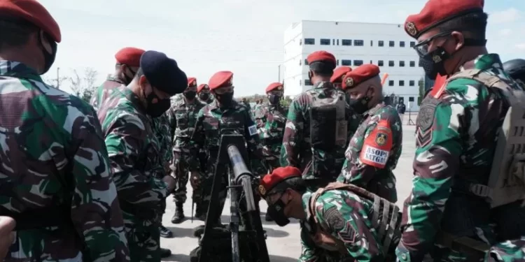 Puskopaska Gelar Apel Latihan Operasi Kontra Teror Maritim