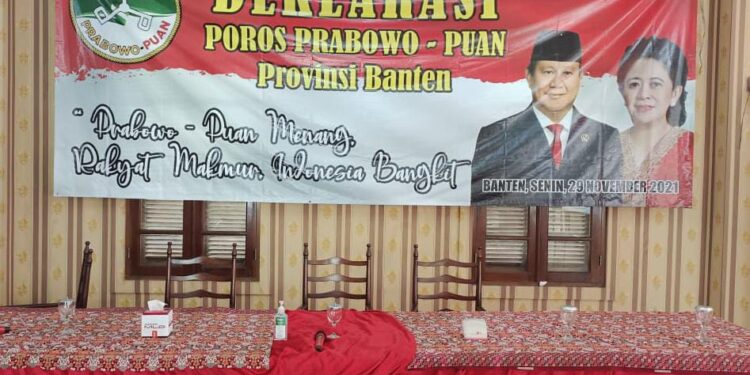 Deklarasi Poros Prabowo-Puan di Banten, Koordinator: Keduanya The Real Leader