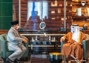 Pertemuan Menhan Prabowo dengan Pangeran Bahrain Salman di Sela IISS Manama
