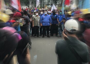 Kehadiran Dua Presiden Buruh ke Massa Aksi “Penentu” Keputusan MK