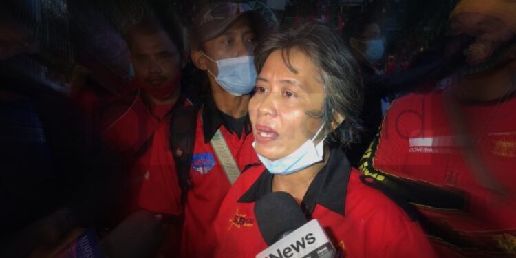 Jubir GEBRAK Nining Elitos Bertemu Pihak Istana, Menyoal Upah dan Omnibus Law