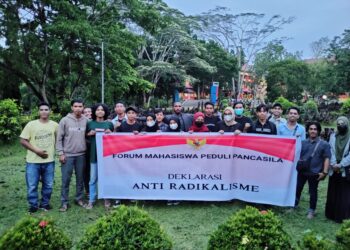 Forum Mahasiswa Peduli Pancasila Kendari Tolak Radikalisme