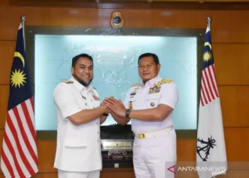 Kasal Lakukan Diplomasi Militer Perkokoh Hubungan dengan AL Malaysia