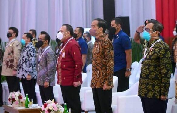 Presiden Ingatkan Penegak Hukum Jangan Cepat Berpuas Diri atas Pemberantasan Korupsi