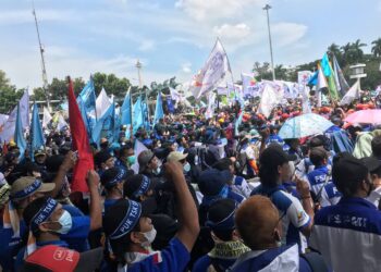 Pimpinan Massa Buruh Sambangi MK