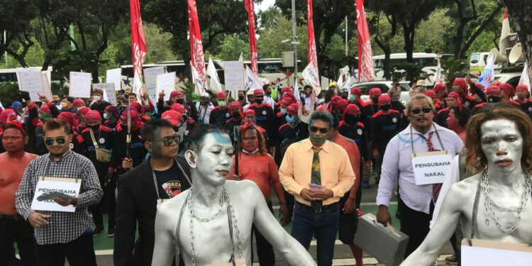 Hari Ini! Aksi Buruh KSPI di Depan Balai Kota, Tuntut Revisi Upah