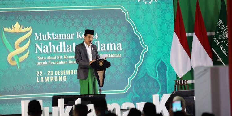 Presiden Jokowi Buka Muktamar ke-34 NU di Lampung
