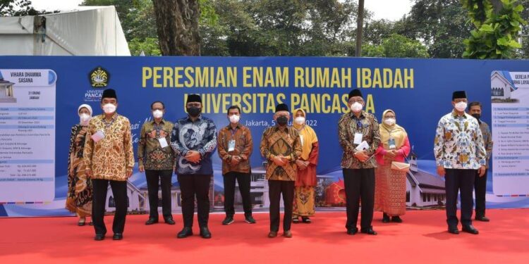 Resmikan Enam Rumah Ibadah di Universitas Pancasila, Wapres: Toleransi Bukanlah Gagasan Baru