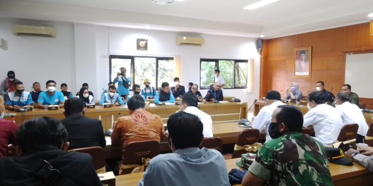 Audiensi Buruh SPN dengan DPRD Cianjur