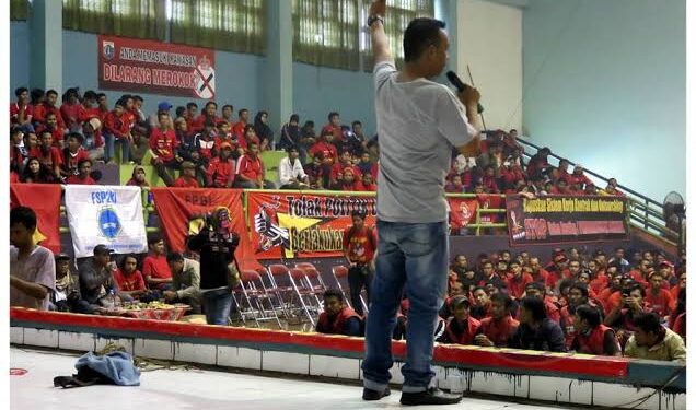 Komite Politik Partai Buruh DKI Melakukan Konsolidasi di Sekretariat KPBI
