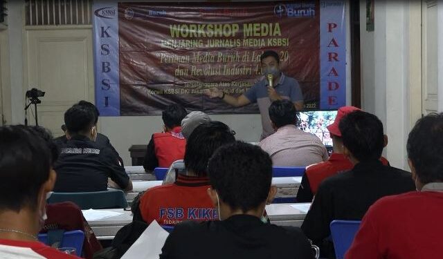 Media KSBSI Digital Network Gelar Workshop Media, Menjaring Jurnalis Buruh