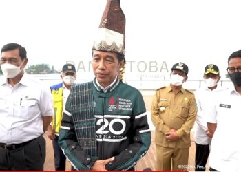Keterangan Presiden usai Resmikan Penataan Kawasan Pantai Bebas Parapat, Simalungun