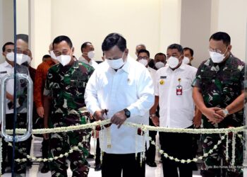 Menhan Tegaskan Kemhan Dukung Peningkatan Kemampuan Bidang Kesehatan Tiga Matra TNI