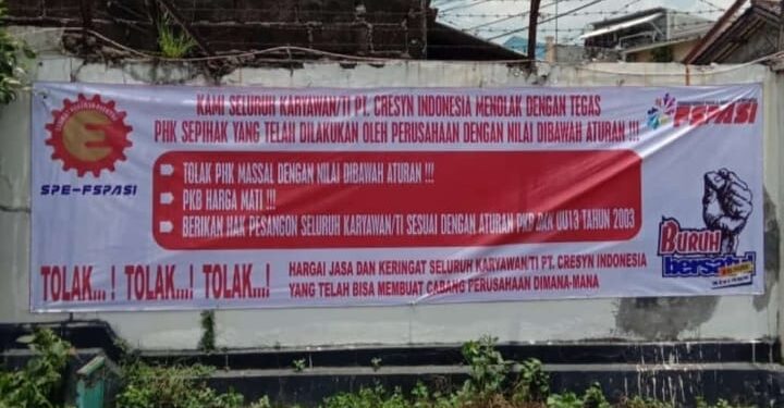Perusahaan Cresyn Indonesia akan Tutup, FSPASI Ingatkan Ini