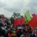 IWD 2022: Ratusan Massa dari Berbagai Elemen Buruh dan Pemuda Aksi di DPR
