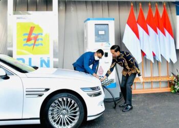 Presiden Resmikan Peluncuran SPKLU Ultra Fast Charging Pertama di Indonesia