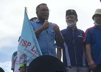 Aksi KSPSI di Depan Gedung DPR, Menyoal Omnibus Law dan Revisi UU P3