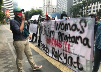 Aksi Ikatan Mahasiswa Nusantara (IMN) di Perusahaan Pengelolaan Kelapa Sawit