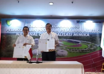 PB PASI dan Freeport Kerja Sama Program Pemusatan Latihan di Mimika