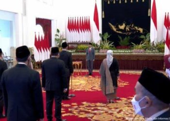 Presiden Lantik Anggota KPU dan Bawaslu 2022-2027