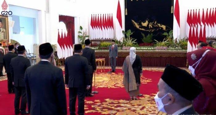 Presiden Lantik Anggota KPU dan Bawaslu 2022-2027