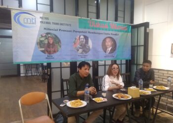 Diskusi Milenial Trans Institute soal Milenial Preneur: Perspektif Membangun Usaha Mandiri