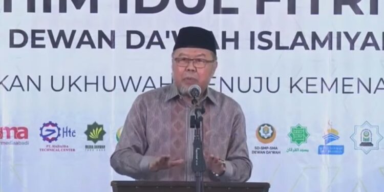 Ketua Pembina DDII Sebut Potensi Umat Menjadi Solusi Atasi Problematika Internal