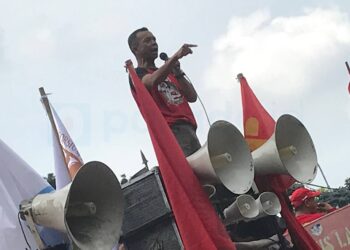 Ketum KPBI Hadir Bersama GEBRAK di Perayaan May Day Silang Monas