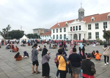 Wisata Kota Tua Jakarta Kembali Mulai Diramaikan Warga