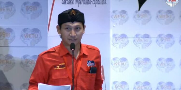 Sekjend KASBI Hadir di Kongres WFTU ke-18 di Roma, Singgung Omnibus Law