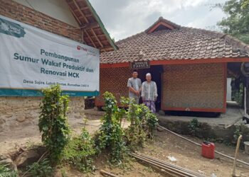 Baitul Wakaf Bangun Sumur, Penyakit Kulit Santri Riyadhul Badi’ah Lebak Hilang