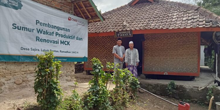 Baitul Wakaf Bangun Sumur, Penyakit Kulit Santri Riyadhul Badi’ah Lebak Hilang