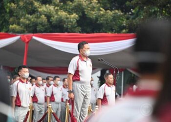 Sekjen Kemhan Buka Pekan Olahraga Kemhan 2022