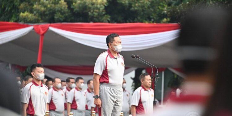 Sekjen Kemhan Buka Pekan Olahraga Kemhan 2022