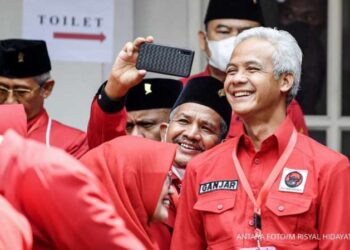 PKL Jakarta Utara Minta PDI Perjuangan Merestui Ganjar Jadi Presiden
