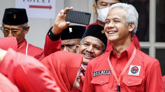 PKL Jakarta Utara Minta PDI Perjuangan Merestui Ganjar Jadi Presiden